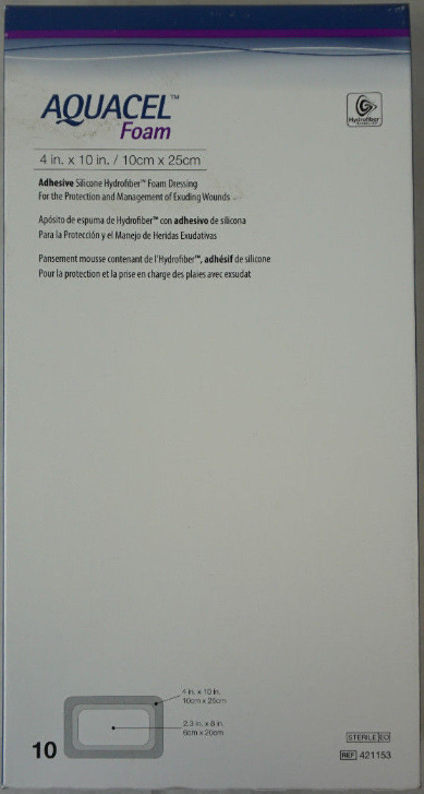 Aquacel® Adhesive Silicone Foam Dressing - Sterile