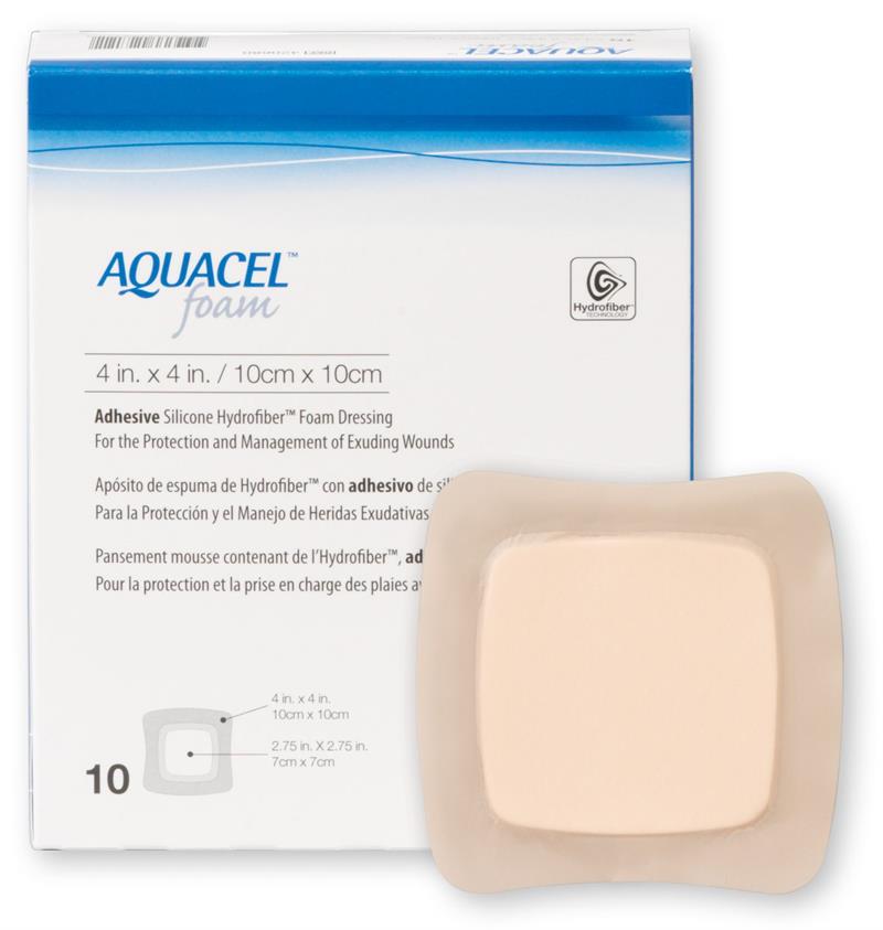 Aquacel® Adhesive Silicone Foam Dressing - Sterile