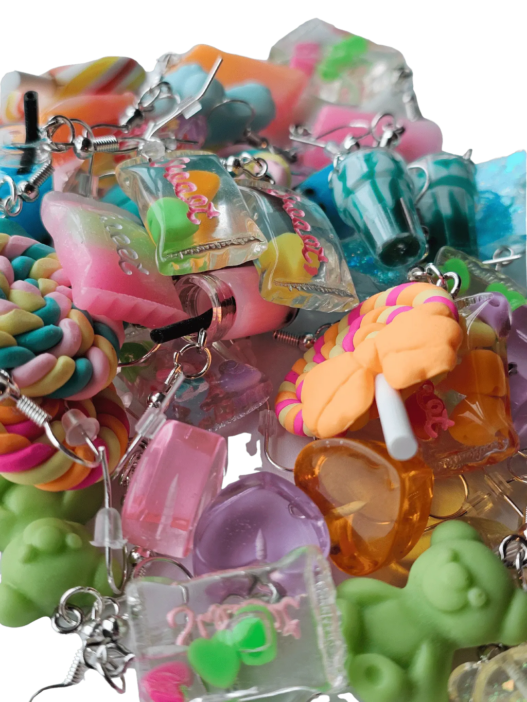 Candy Shop Mix Earrings – Assorted Treats Wholesale - Pack of 24 Paris