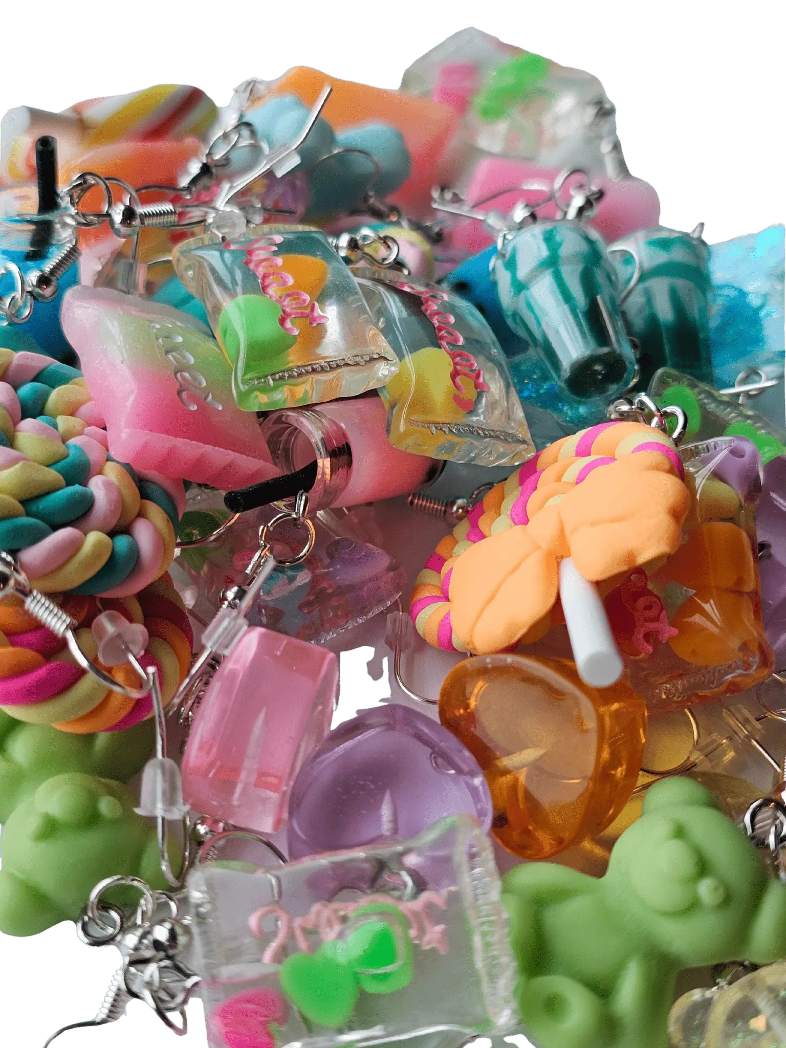 Candy Shop Mix Earrings – Assorted Treats Wholesale - Pack of 24 Paris
