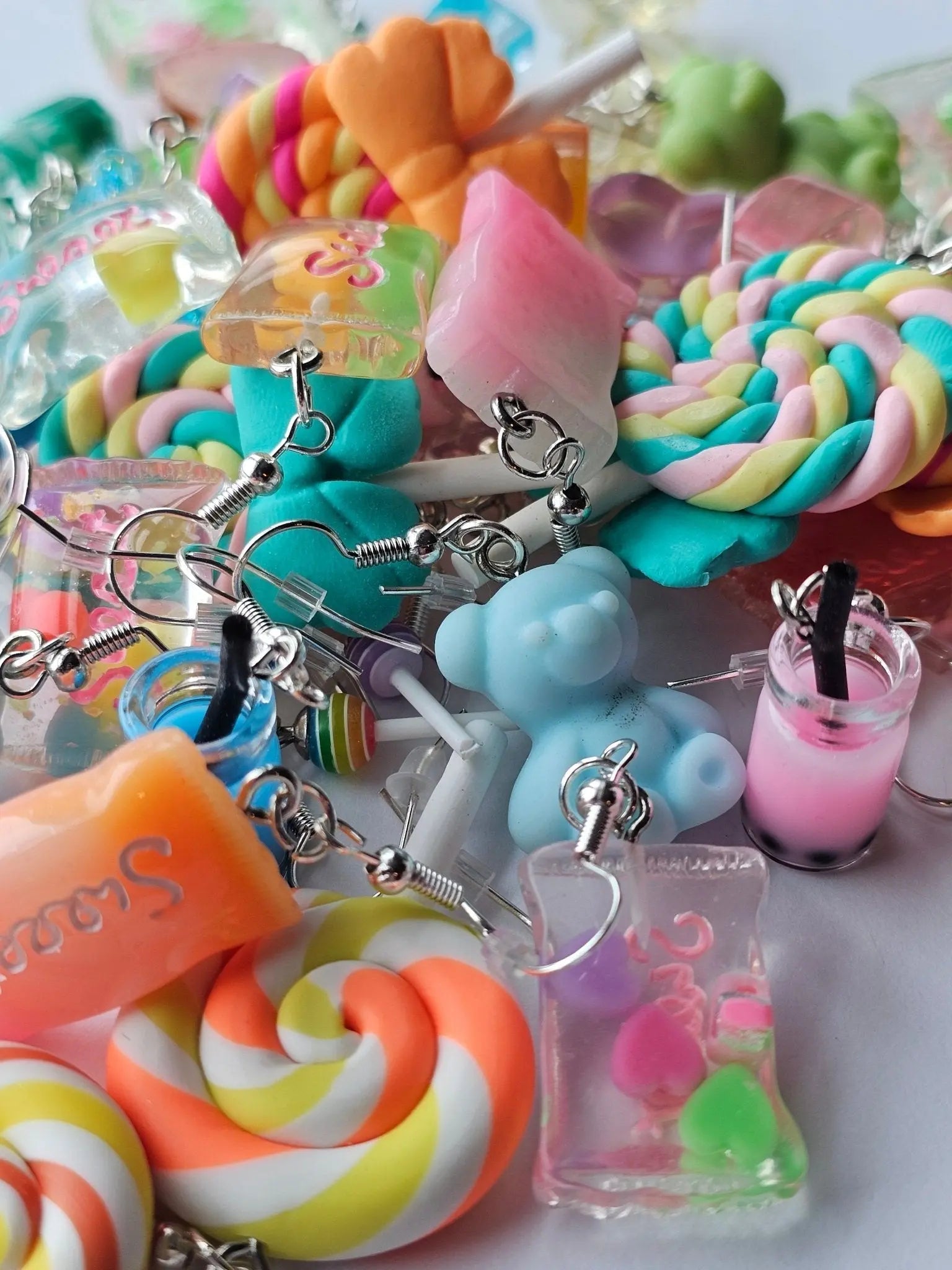 Candy Shop Mix Earrings – Assorted Treats Wholesale - Pack of 24 Paris