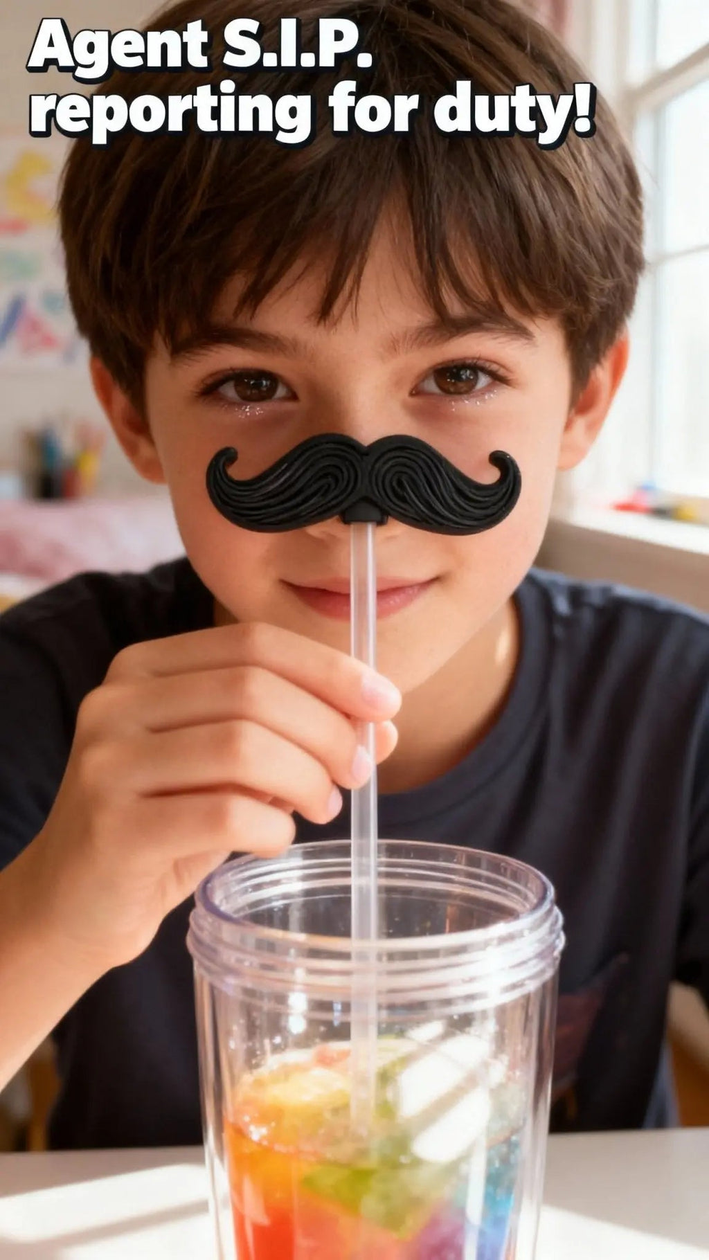 Classic Mustache Straw Topper WHOLESALE