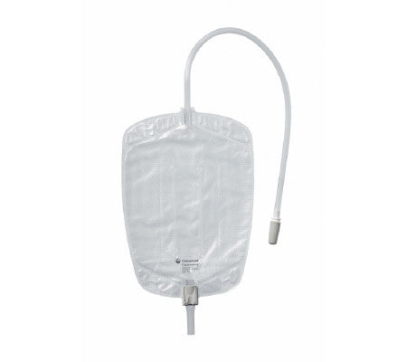 Urinary Leg Bag Conveen® Security+ Anti-Reflux Valve NonSterile 800 mL Polyethylene / Flocked - 5174