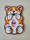 The Tween Space Corgi Belly Rub Toy — Interactive Sensory Fidget | 3D Printed