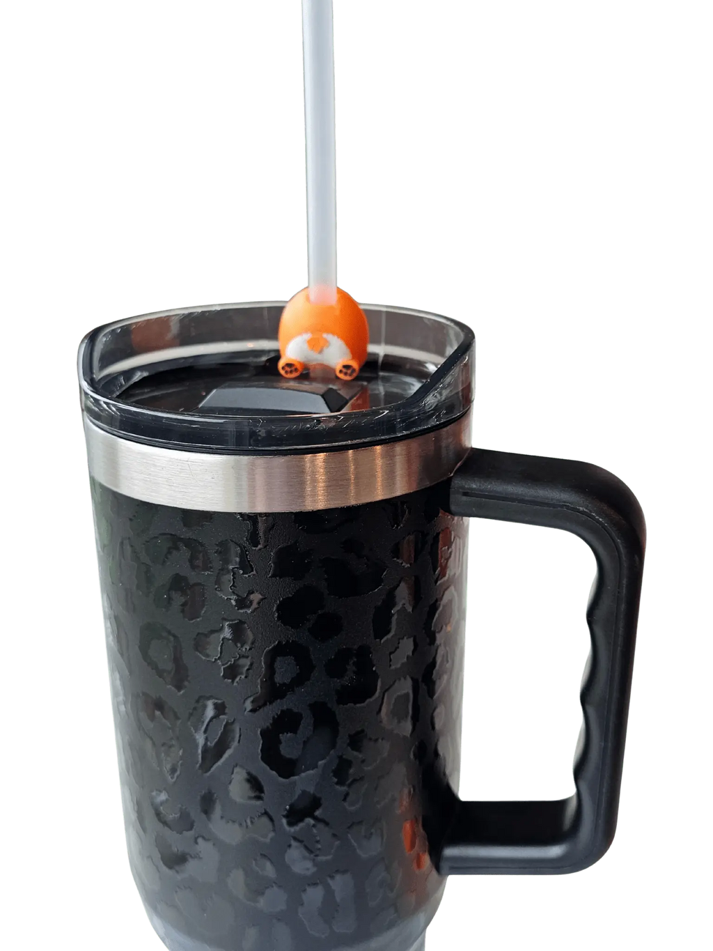 Corgi Butt Straw Topper – 3D-Printed Tumbler Charm