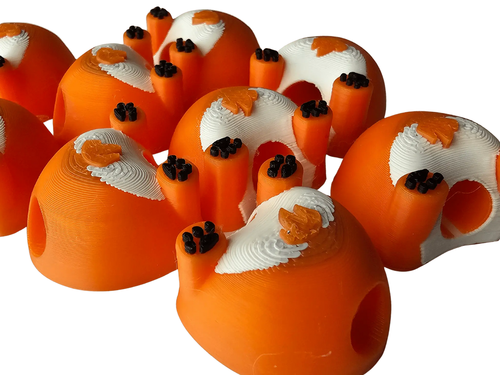 Corgi Butt Straw Topper – 3D-Printed Tumbler Charm (Wholesale) Pack of 10