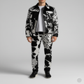 Cowhide Jacket And Pant Set Pony Skin Jacket
