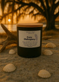Cozy Mahogany Soy Candle | 8 oz Hand-Poured Woodsy Candle