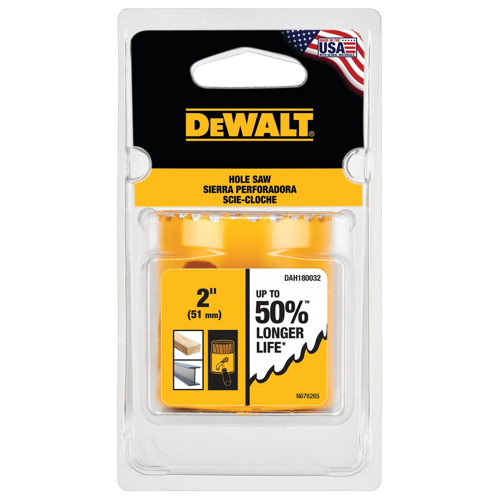 DeWalt DAH180048 3" Bi-Metal Hole Saws
