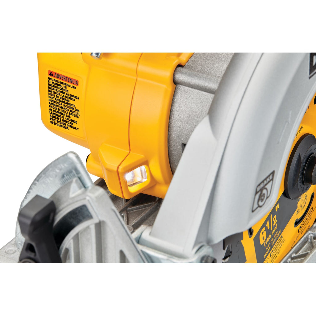 DeWalt DCS565P1 20V MAX* XR 6-1/2 in. Brushless Cordless Circular Saw Kit