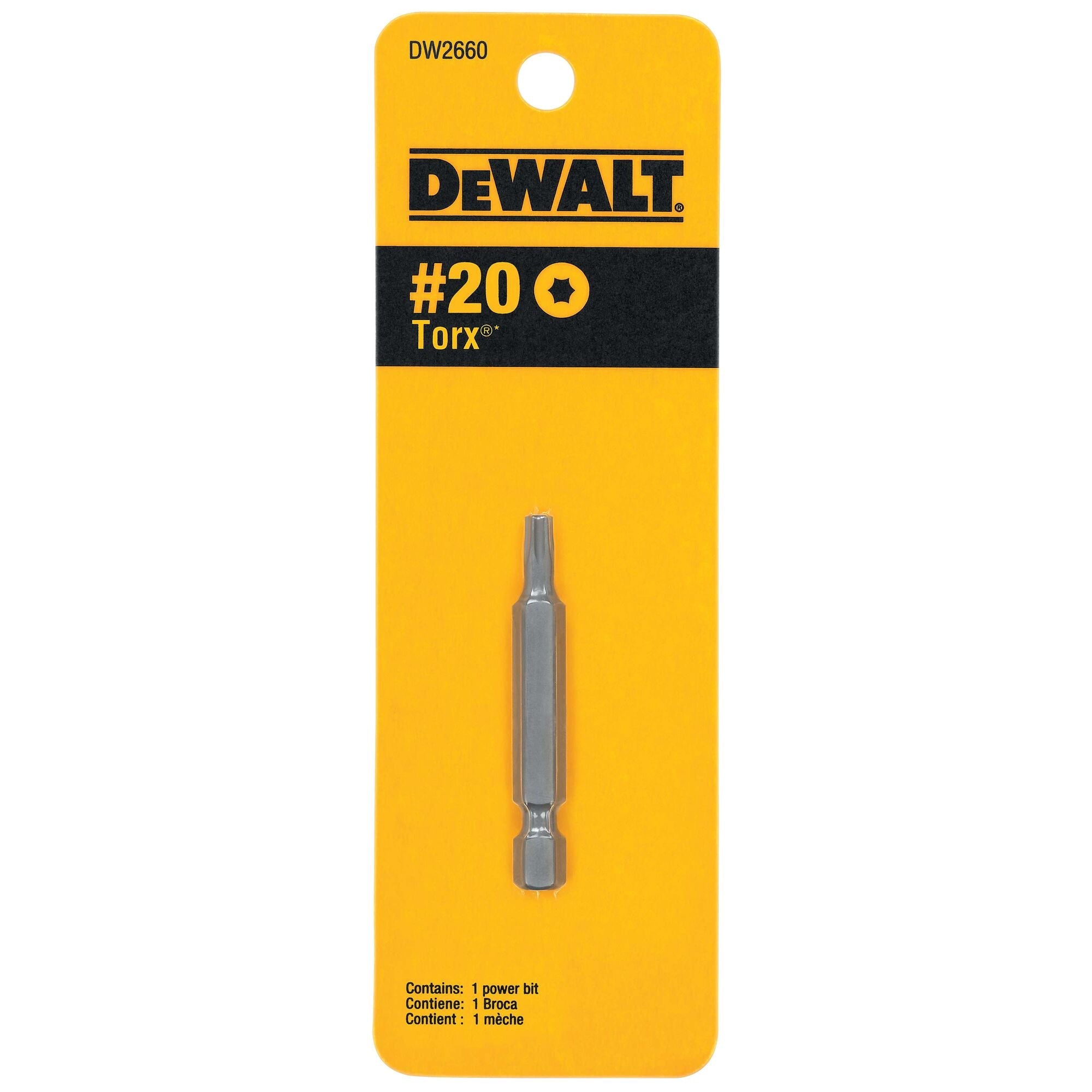 DeWalt DW2211 Z #1 Square Recess Power Bit
