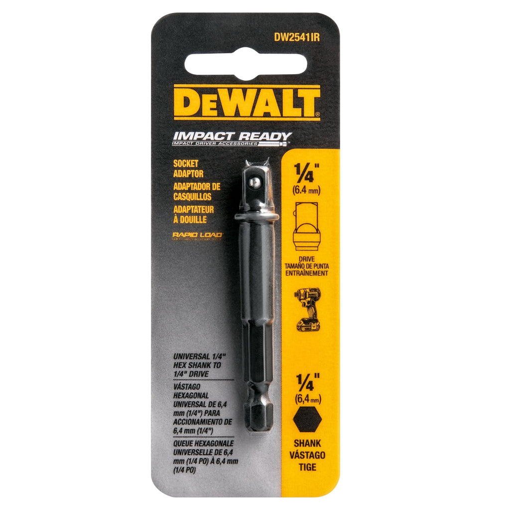 DeWalt DW2547IR G 1/4" Hex Shank To 1/2" Socket Adaptor