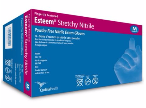 Esteem® Stretchy Nitrile I Examination Gloves – Fingertip Textured