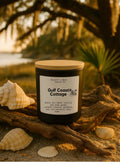 Gulf Coast Cottage Soy Candle | 8 oz Vanilla Caramel Hand-Poured Candle
