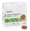 Adhesive Spot Bandage McKesson 1 Inch Fabric Round Tan Sterile - 16-4812