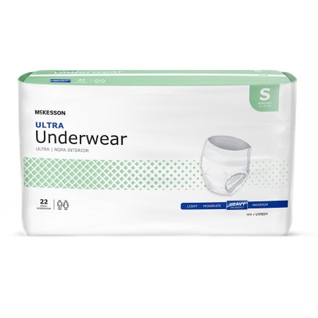 Unisex Adult Absorbent Underwear McKesson Ultra Pull On with Tear Away Seams X-Large Disposable Heavy Absorbency - UWBXL
