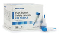 McKesson Push-Button Safety Lancets 23G Needle - 16-PBSL23G