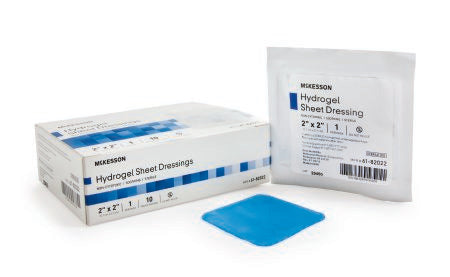 Hydrogel Wound Dressing McKesson Sheet 2 X 2 Inch Sterile - 61-82022