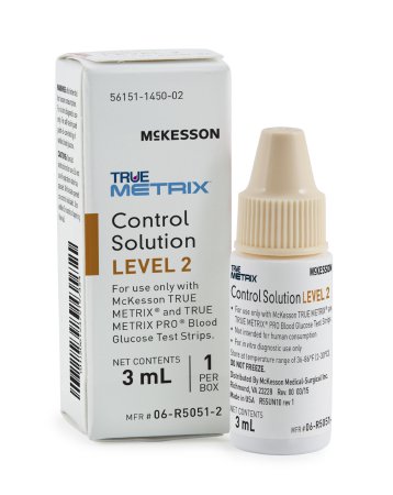 McKesson True Metrix® Pro Control Solution Level 2 - 06-R5051-2
