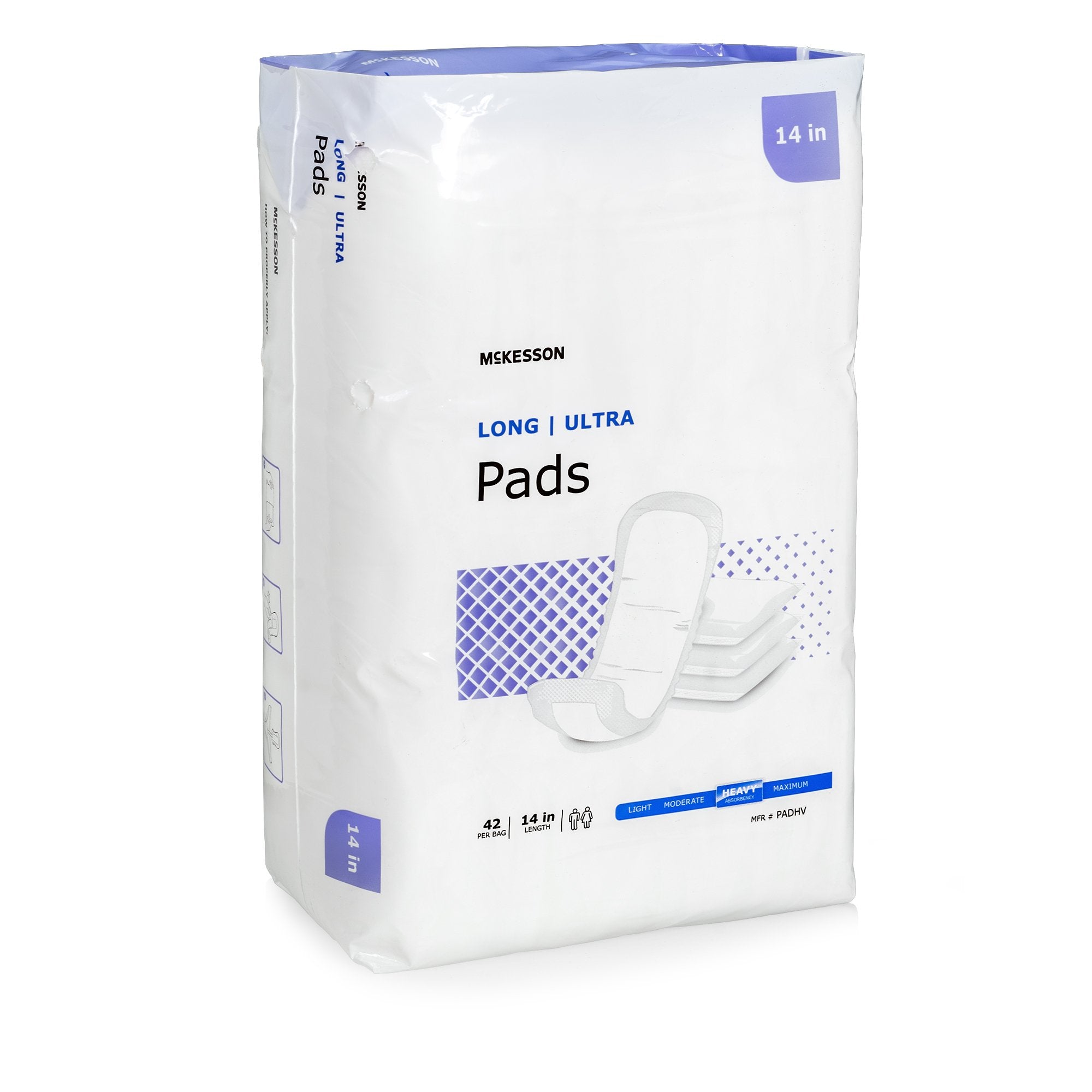 McKesson Bladder Control Pad Ultra Heavy Absorbency - PADHV