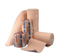 Elastic Bandage McKesson 4 Inch X 5 Yard Single Hook and Loop Closure Tan NonSterile Standard Compression - 16-1033-4