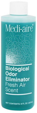 Deodorizer Refill Medi-aire® Biological Odor Eliminator Liquid 8 oz. Bottle Fresh Air Scent - 7008A