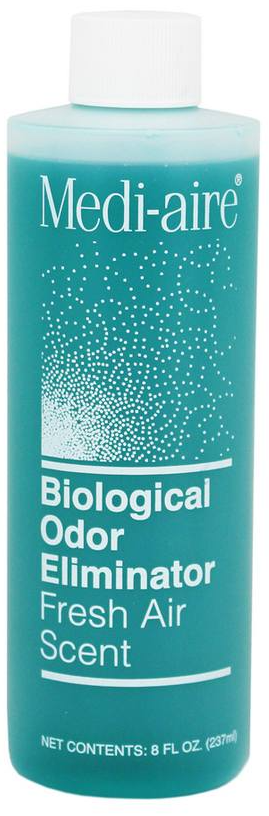 Deodorizer Refill Medi-aire® Biological Odor Eliminator Liquid 8 oz. Bottle Fresh Air Scent - 7008A