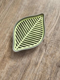 Mini Leaf Quick-Dry Soap Dish (Round Bar Size) Set of 25 WHOLESALE