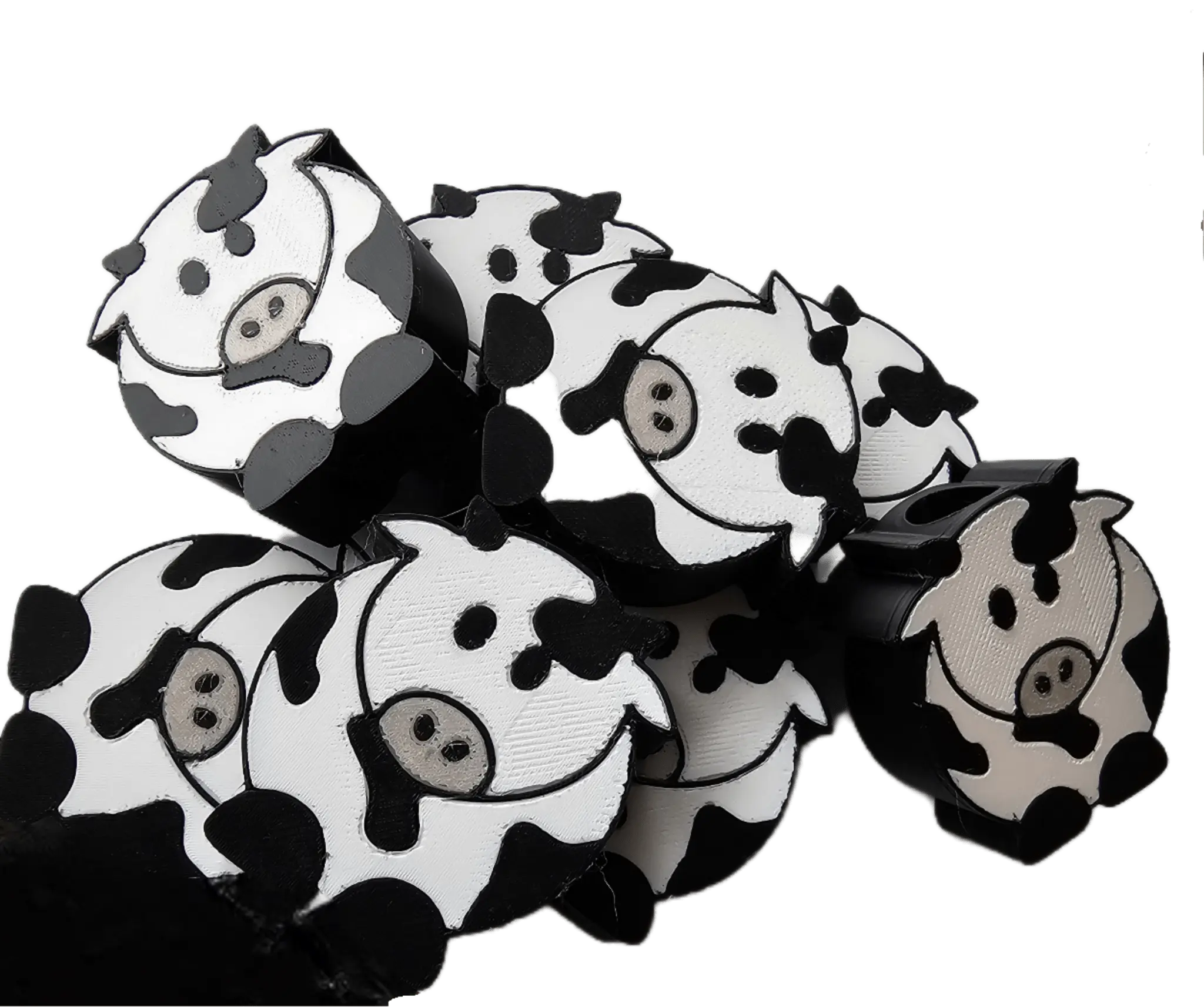 Moo Moo Straw Hugger – Cow Tumbler Topper | 3D-Printed Straw Hugger
