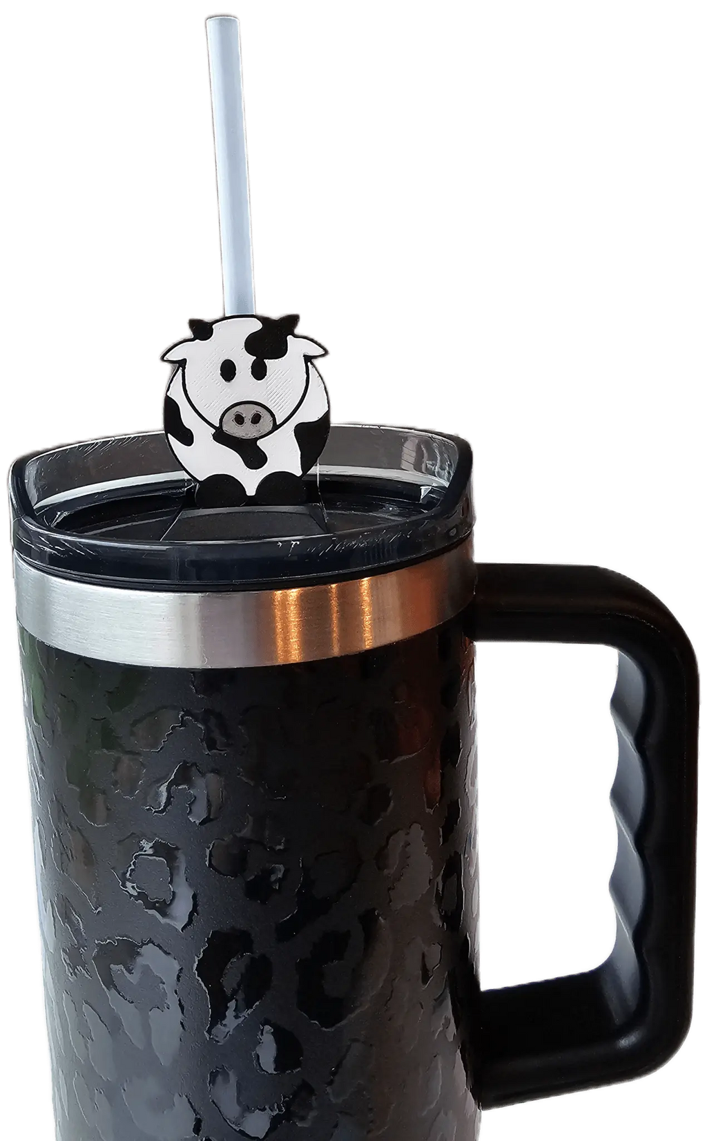 Moo Moo Straw Hugger – Cow Tumbler Topper | 3D-Printed Straw Hugger Wholesale 10 pieces