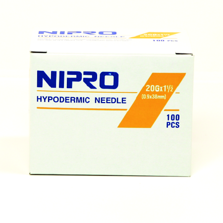 Nipro Hypodermic Needles 20G x 1-1/2" - AH+2038
