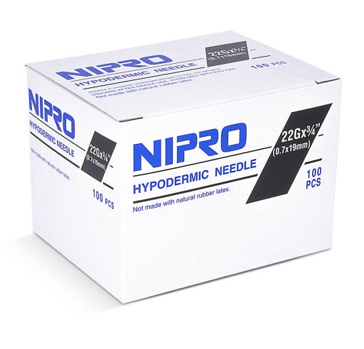 Bulk Buy! Nipro Hypodermic Needles - AH+ - Case of 1000