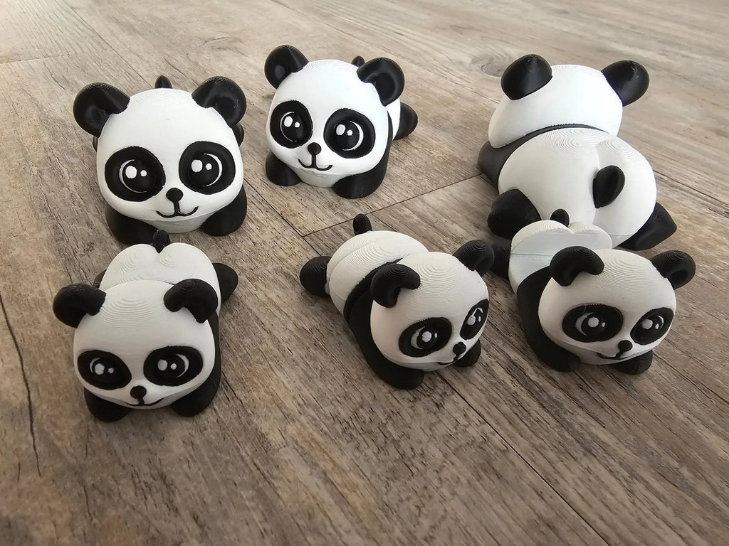 Panda Family Fidget Set – 6-Piece Bundle with Phone Holder | ADHD Sensory Desk Toy Collection