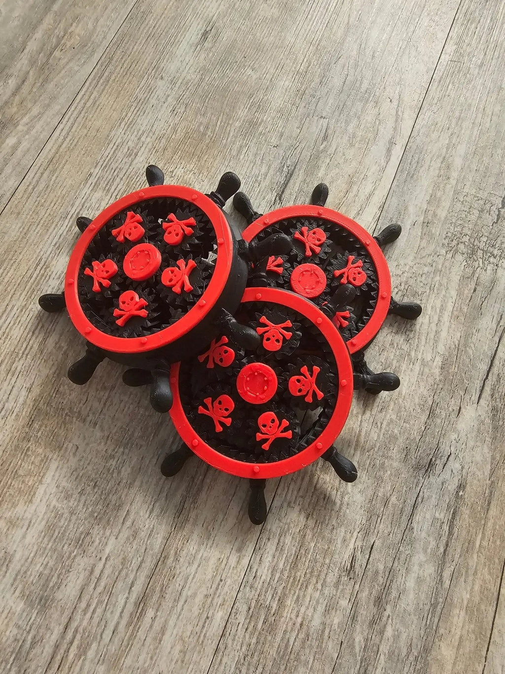 Pirate Ship Wheel Fidget Spinner – Nautical Sensory Toy | ADHD Focus Spinner for Kids