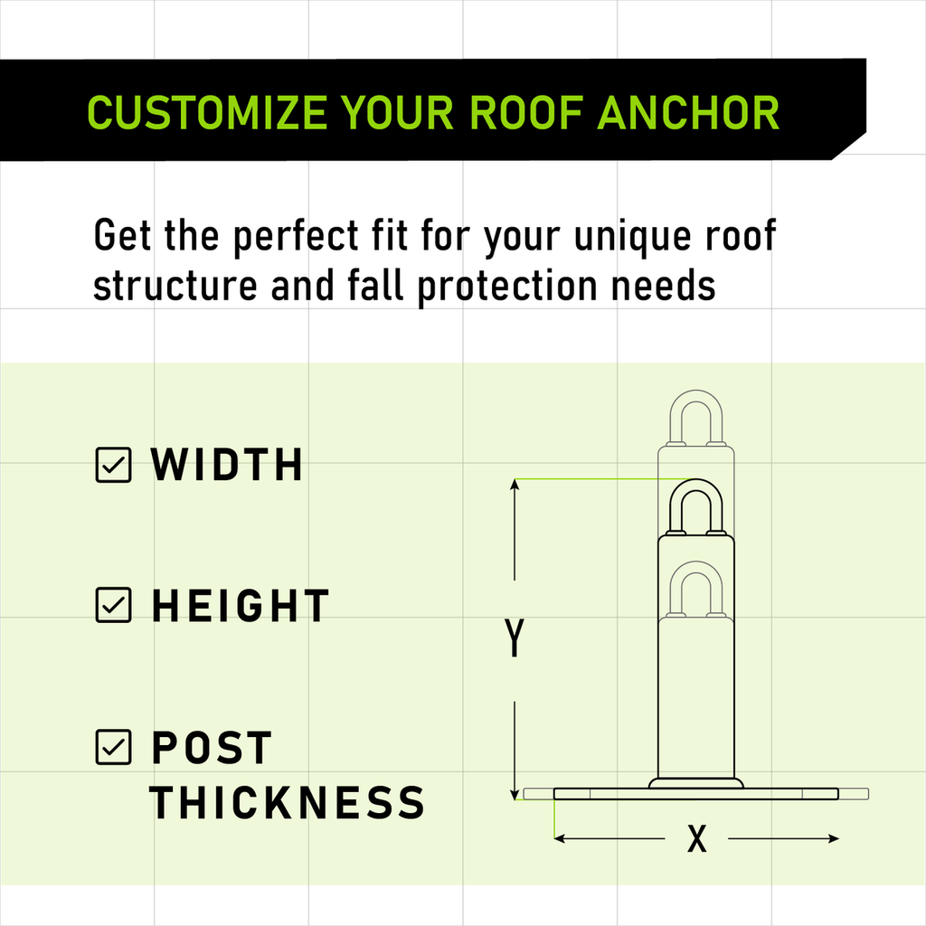Frontline Commercial Roof Anchor 24"