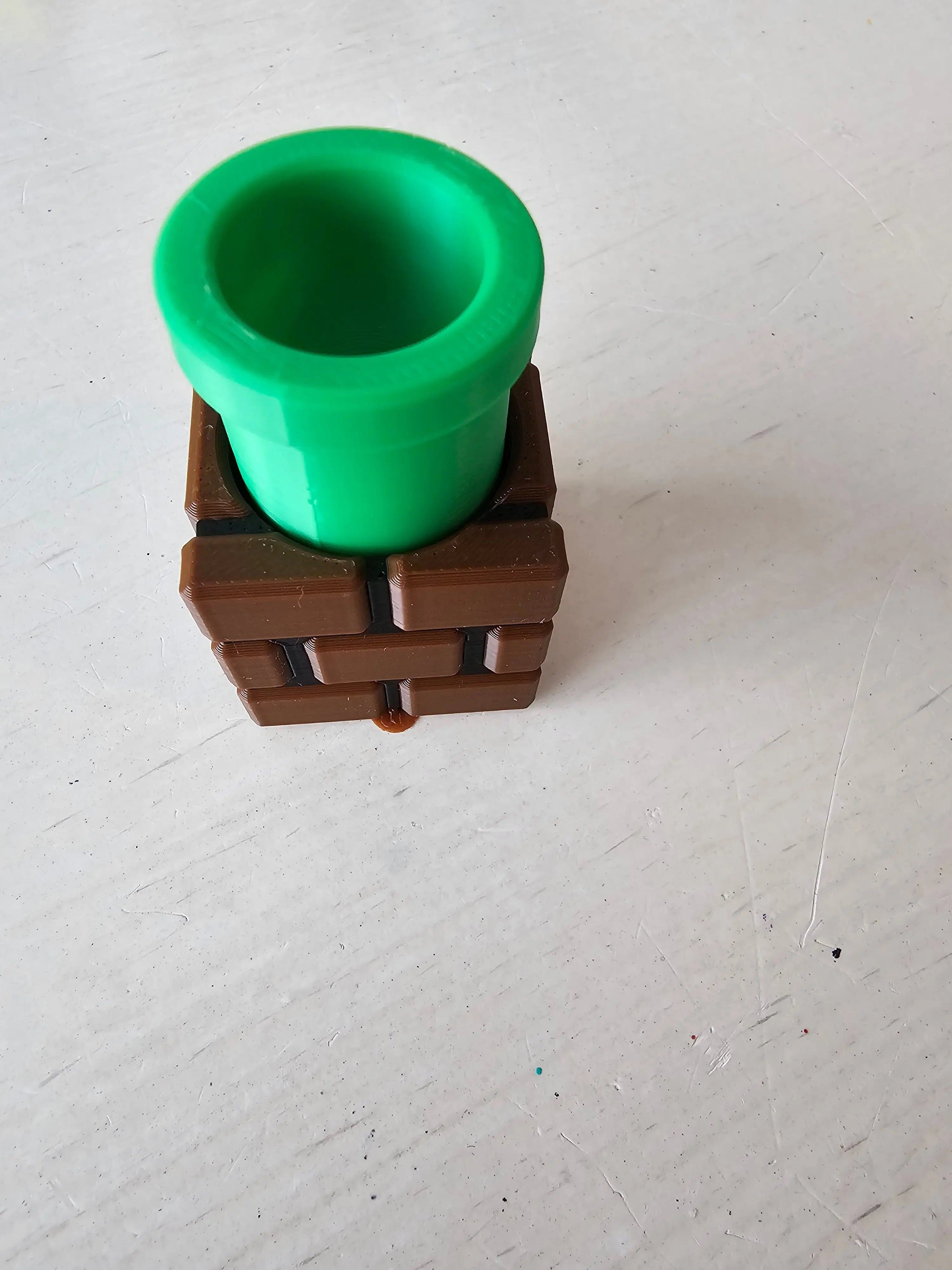 The Tween Space Retro Pipe Fidget Clicker — Single Clicker | 3D Printed