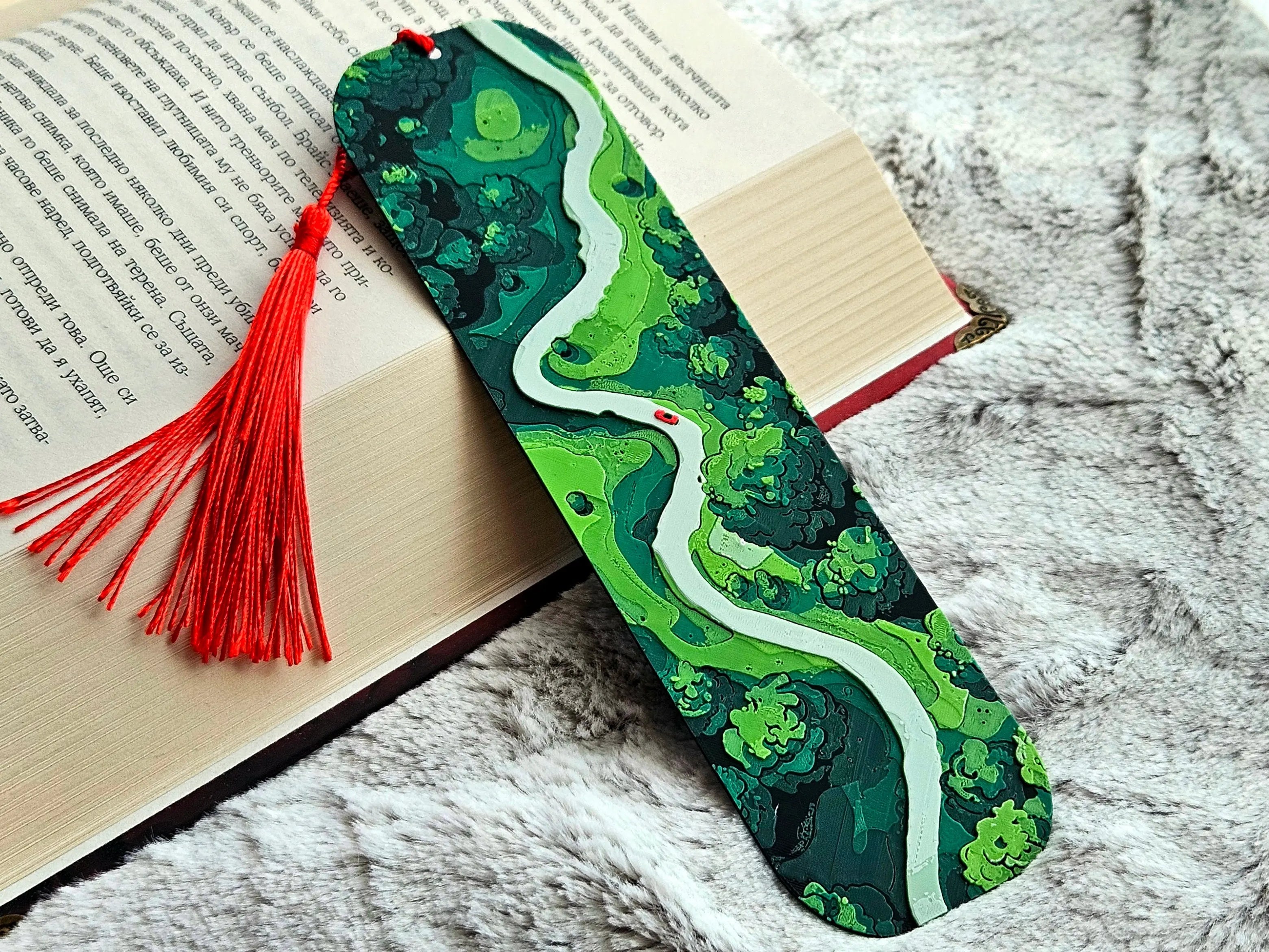 Road Trippin Bookmark – Scenic Forest Road Adventure Bookmark