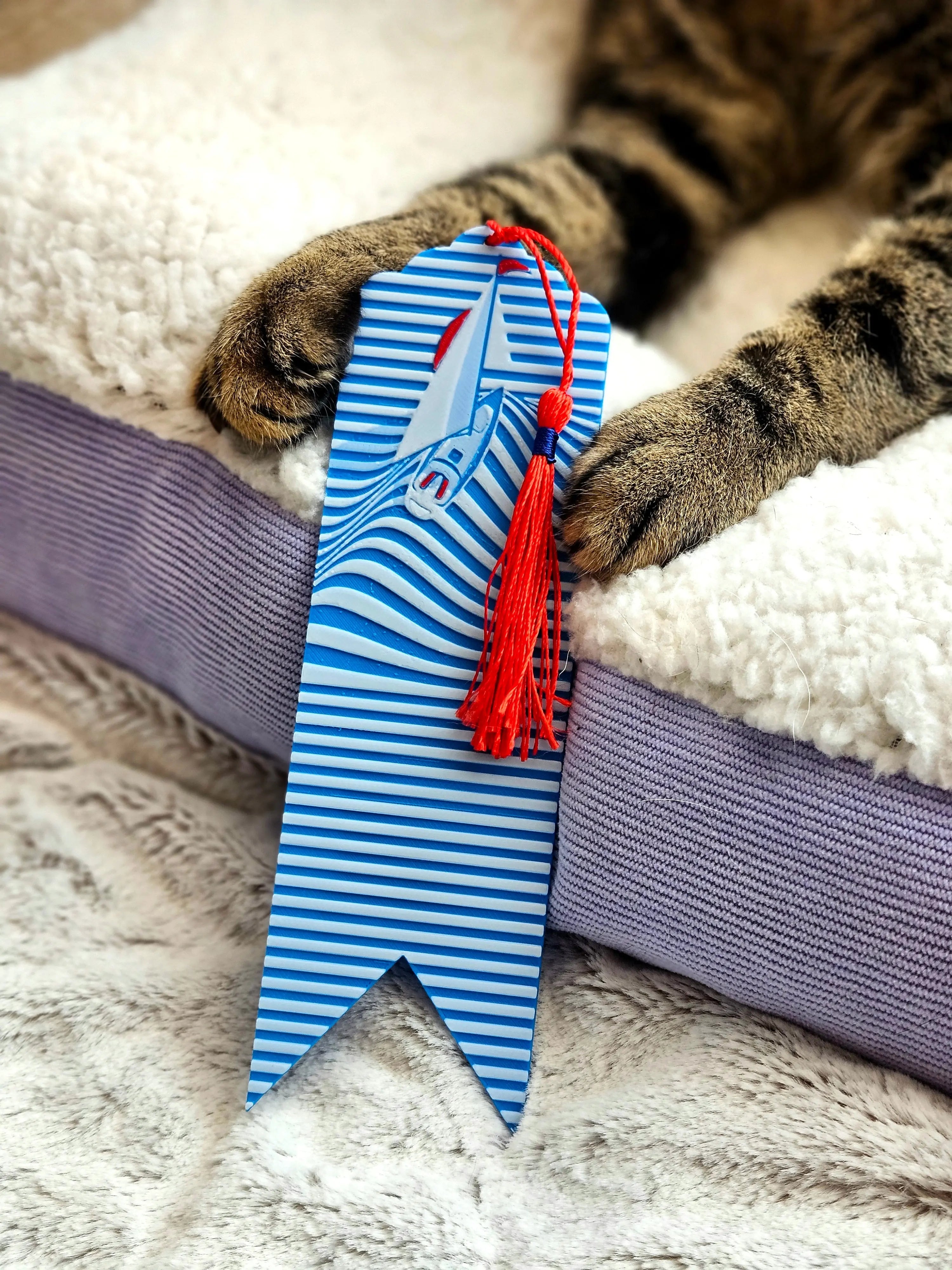 Sailor’s Drift Bookmark – Nautical Sailboat Ocean Wave Bookmark