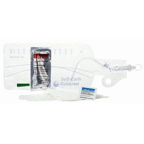 Intermittent Closed System Catheter Tray Self-Cath® Straight Tip 8 Fr. Without Balloon Lubricated PVC - 1008