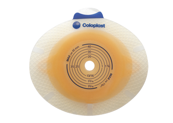 Ostomy Barrier SenSura® Precut, Standard Wear Double Layer Adhesive 50 mm Flange Red Code System 1-1/8 Inch Opening - 11023