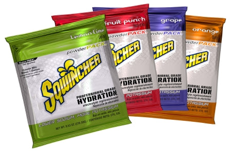 Sqwincher 1 Gallon Electrolyte Powder Pack Drink Mix Assorted - X384-MC600