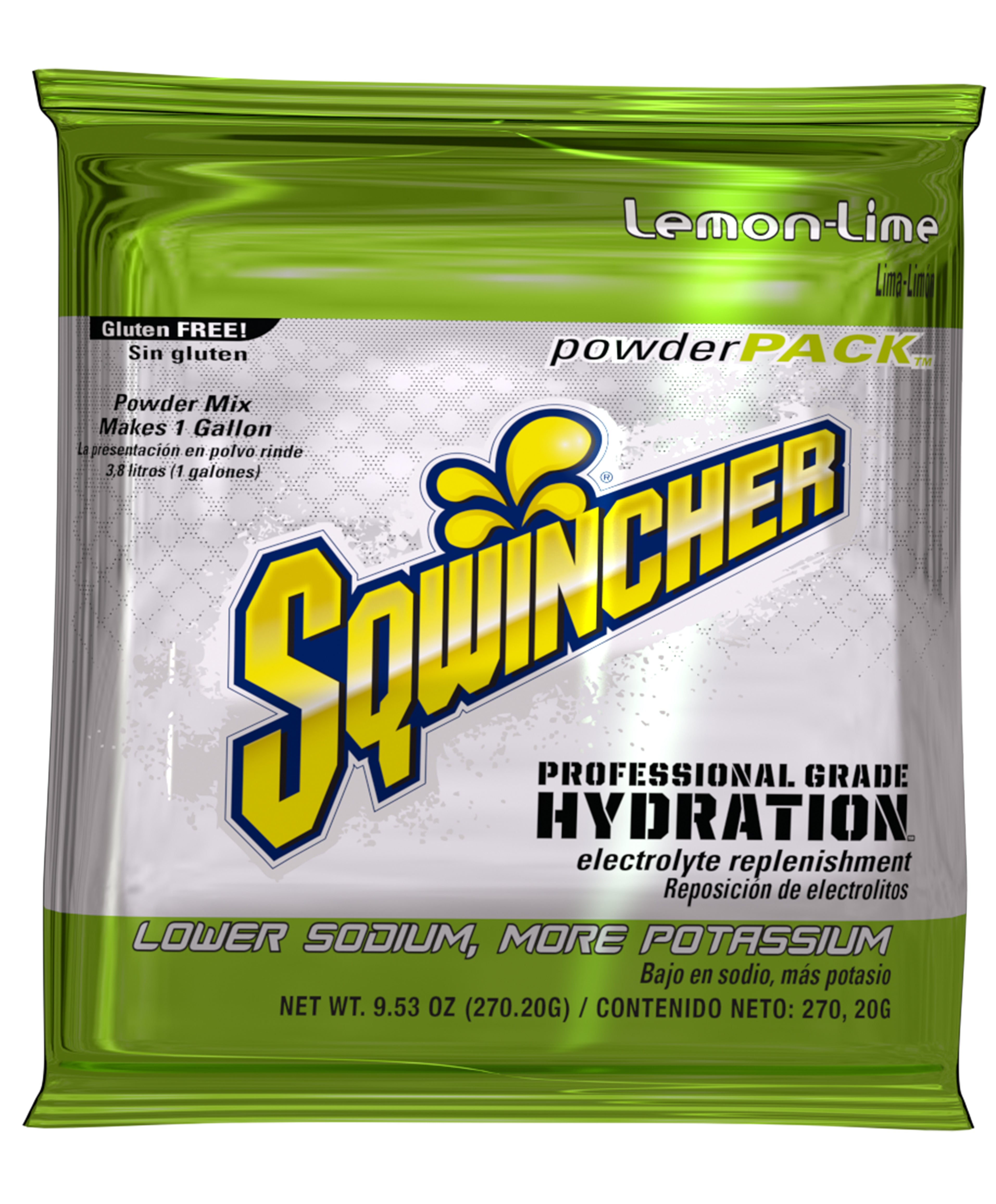 Sqwincher 1 Gallon Electrolyte Powder Pack Drink Mix Assorted - X384-MC600