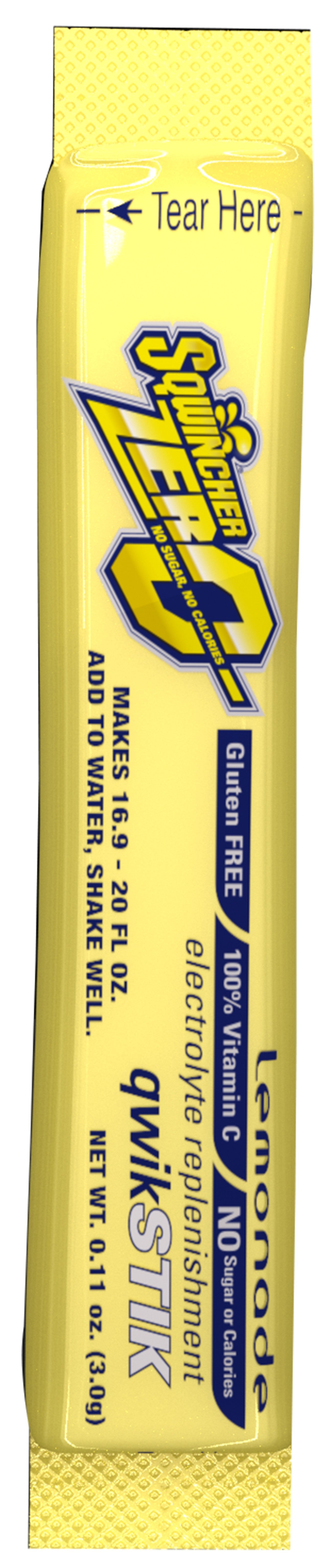 Sqwincher Quik Stik® Zero Electrolyte Drink Mix Lemonade - X428-M2600