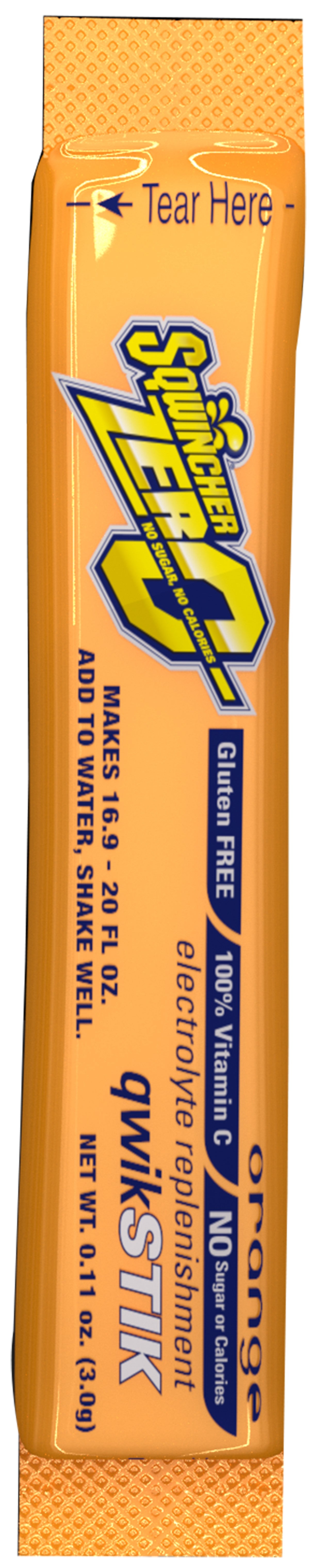 Sqwincher Quik Stik® Zero Electrolyte Drink Mix Orange - X354-M2600