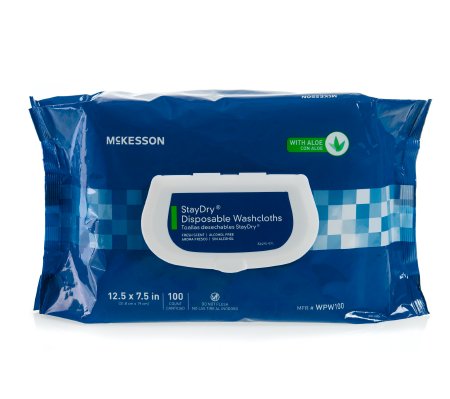 Personal Cleansing Wipe StayDry® Soft Pack Scented 96 Count - WPW96