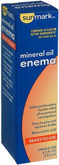 SunMark® Complete Ready-to-Use Mineral Oil Enema 4.5 oz. - 3497088