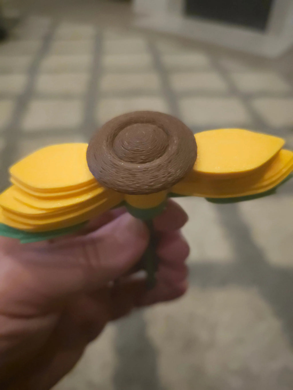 Flower Fidget Spinner – Sunflower Petal Sensory Spinner | ADHD Focus Toy for Kids & Adults