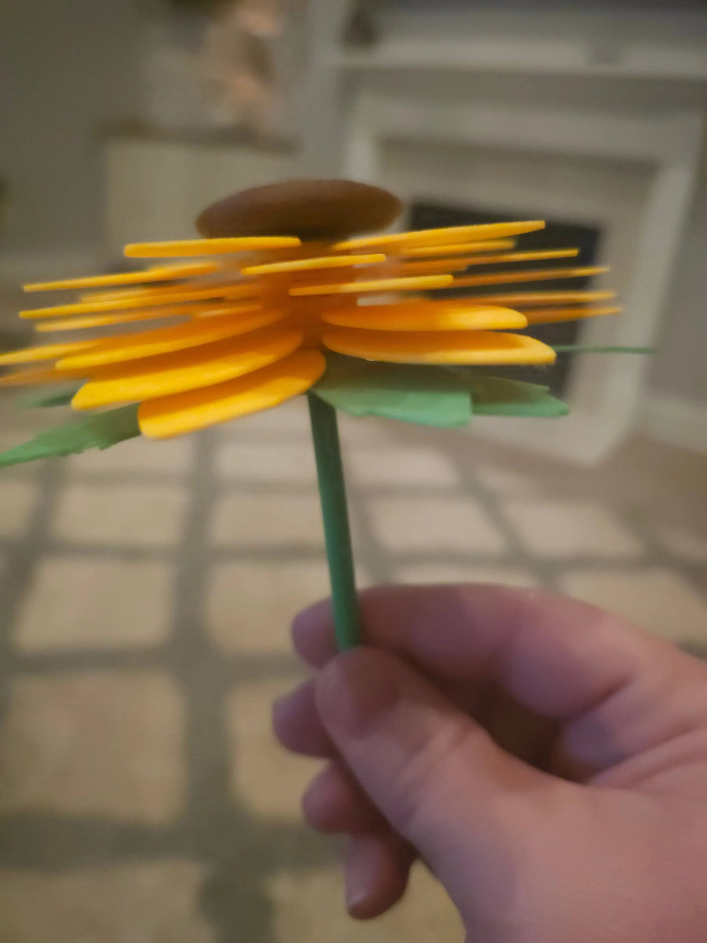 Flower Fidget Spinner – Sunflower Petal Sensory Spinner | ADHD Focus Toy for Kids & Adults