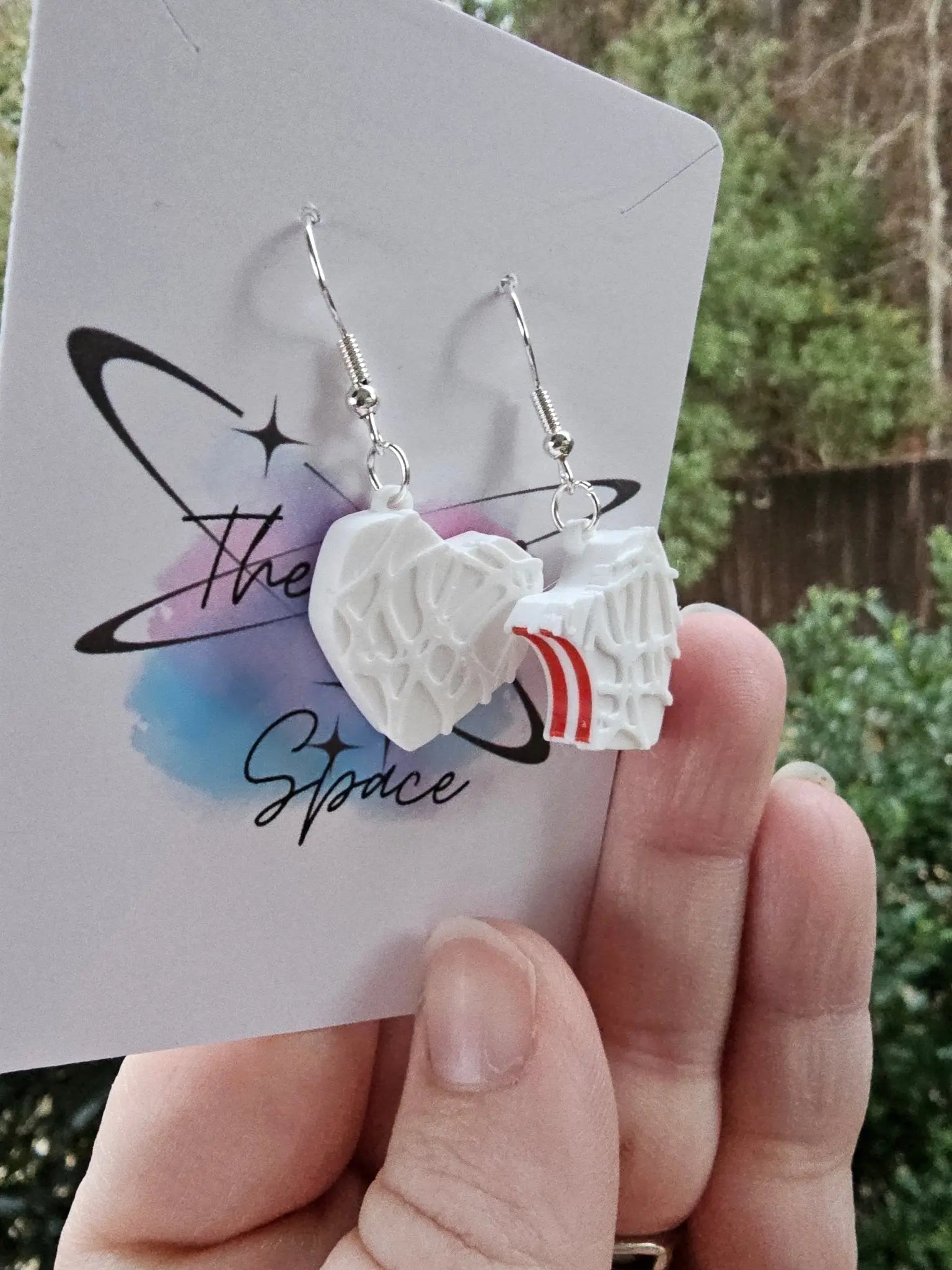 Sweet Treat Heart Earring (Hooks or Clip-Ons)