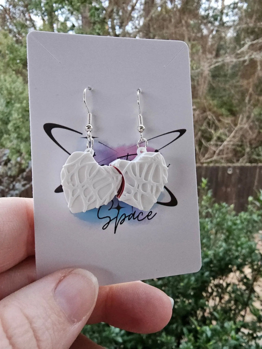 Sweet Treat Heart Earring (Hooks or Clip-Ons)
